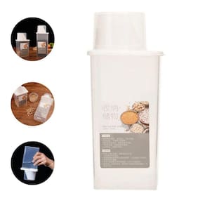 Pote Hermetico com Tampa 1200ml Armazenar grãos e Liquidos