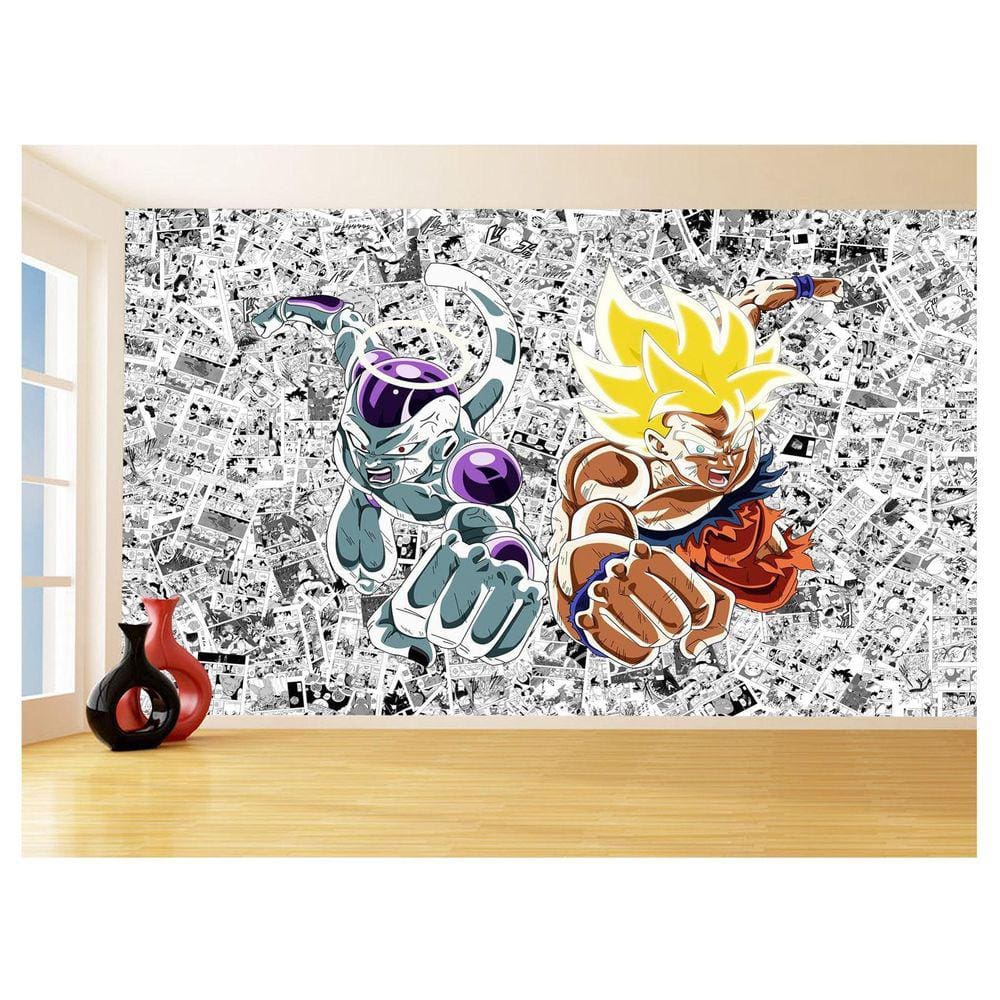 Papel De Parede Dragon Ball Goku Página Manga 3,5M Dbz531