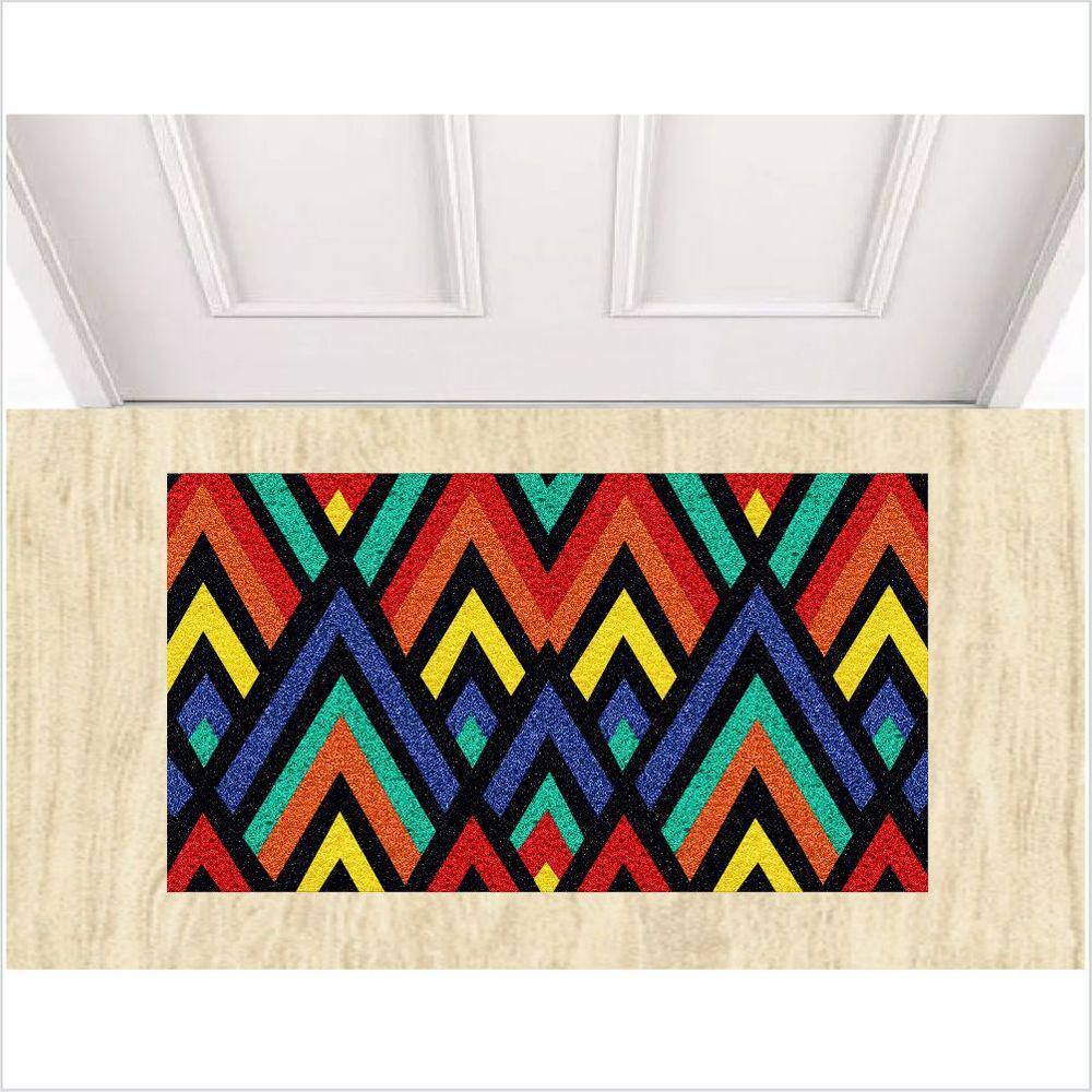 Tapete Capacho Listras Decorativas, Medida Porta Para Sala Quarto, Banheiro,