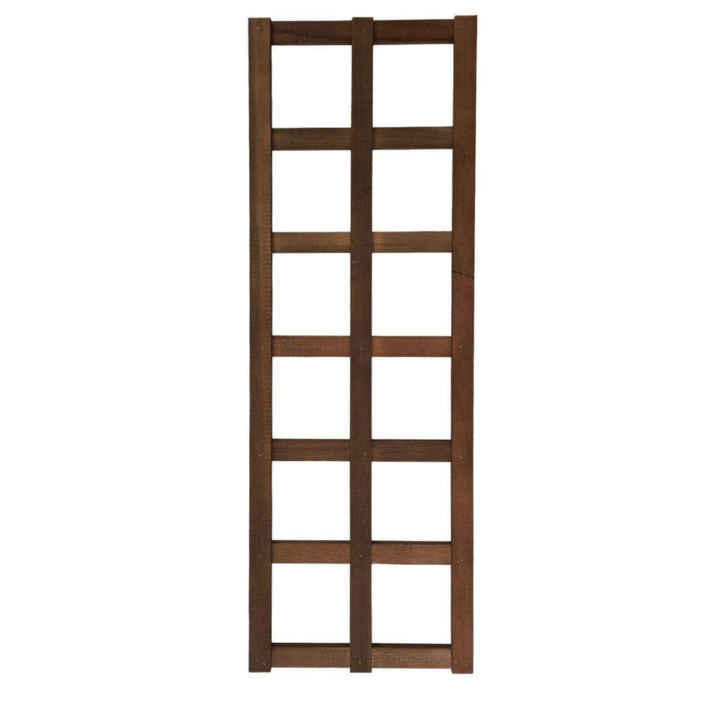 Treliça Jardim Vertical Eucalipto 30x90 cm Stain Nogueira