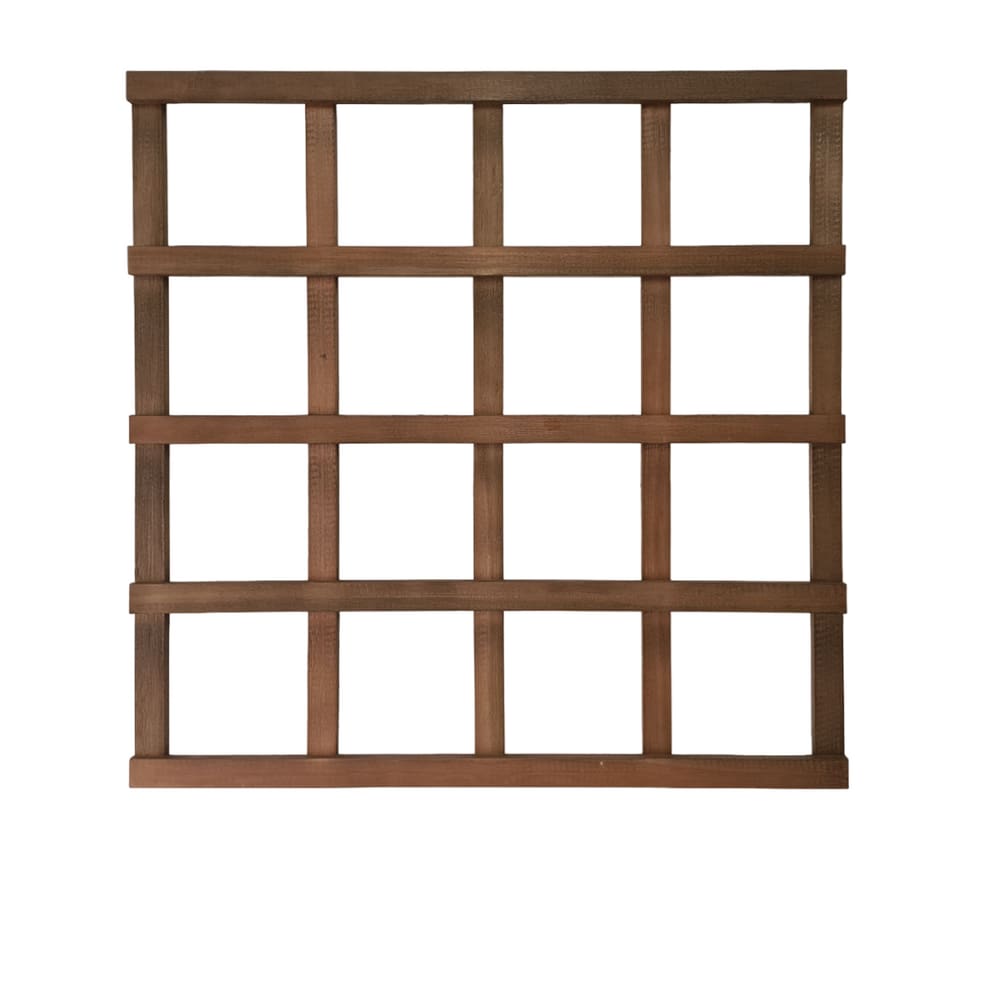 Treliça Jardim Vertical Eucalipto 70x70 cm Stain Nogueira