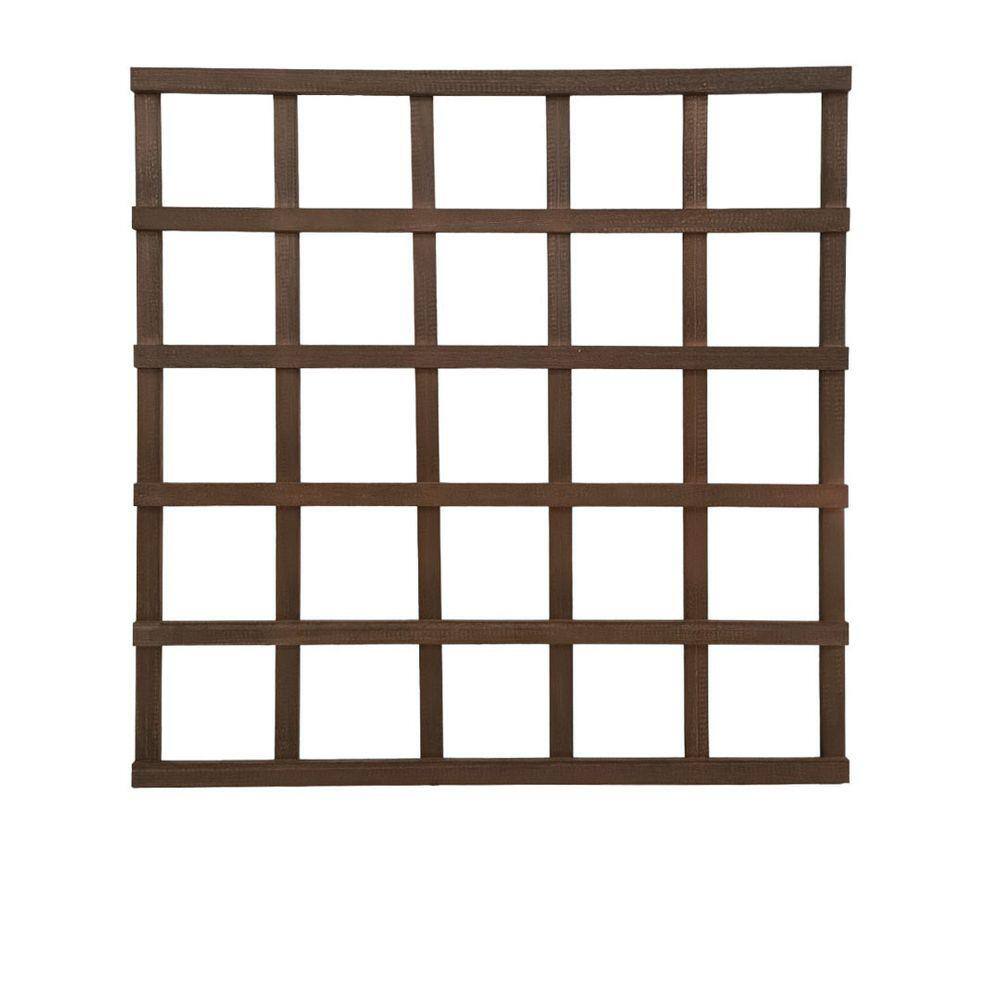 Treliça Jardim Vertical Eucalipto 90x90 cm Stain Nogueira