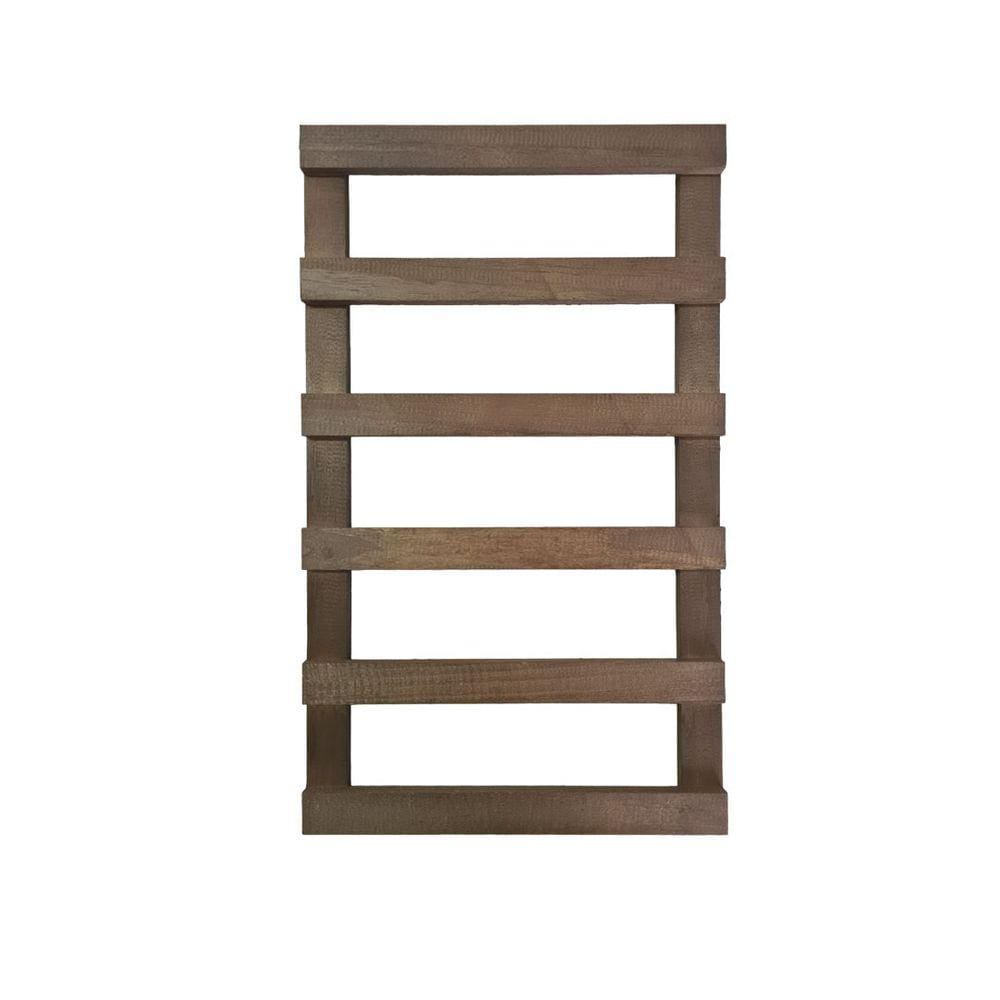 Treliça Jardim Vertical Pinus 30x50 cm Stain Nogueira