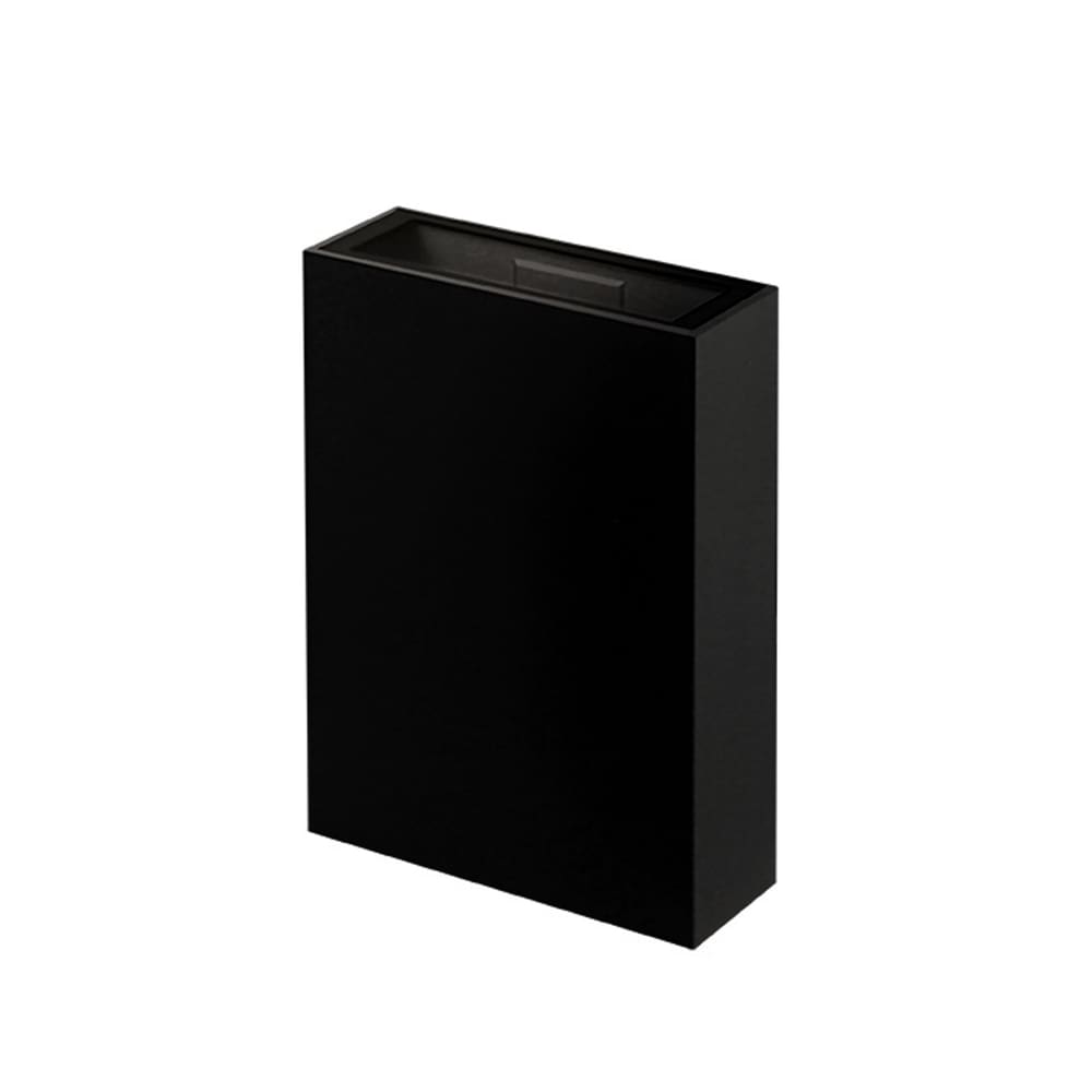 Arandela Led Taschibra Quadre Slim IP65 Preto Bivolt - 6500K - Branco Frio