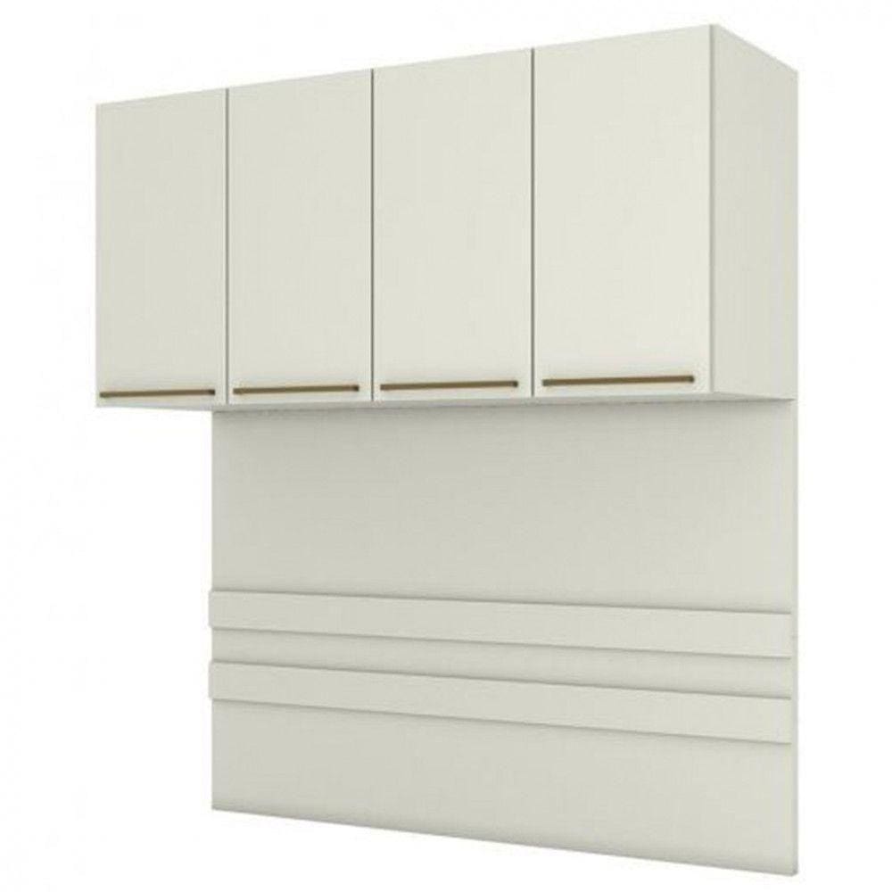 Armário Henn Ponte Casal Seletto 04 Portas. Mc11-133 Areia