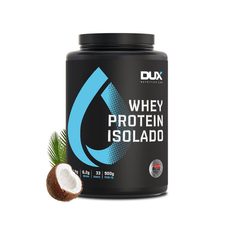 Whey Protein Isolado Dux Nutrition Coco 900g Pontofrio