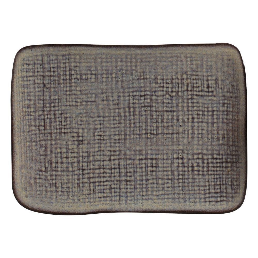 Conjunto com 4 Travessas Retangular Pequena Juta Tourmaline 18x14cm - Porto Brasil