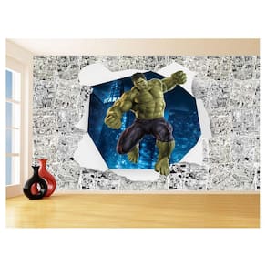 Papel De Parede 3D Heróis Página Quadrinhos Hq 3,5M Nhma200