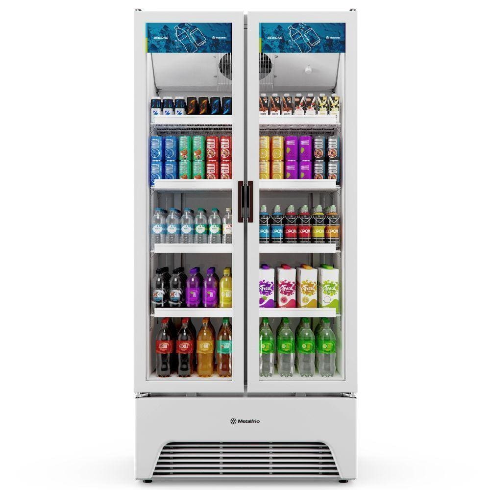 Expositor Optima Porta Dupla Slim VB70A Metalfrio