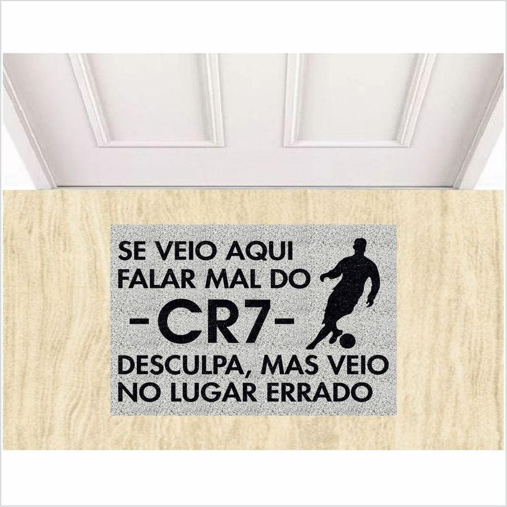 Tapete Se Veio Falar Mal Do Cr7, Medida Porta, Para Sala Quarto Cozinha.