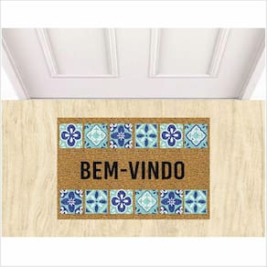 Tapete De Entrada Bem Vindo, Medida Porta.