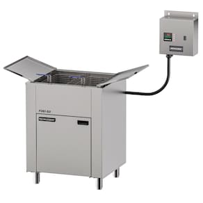 Fritadeira Elétrica Metalcubas Zona Fria de Óleo 60 Litros 2 Cestos Grandes Trifásico 220V FOEI 60 CG