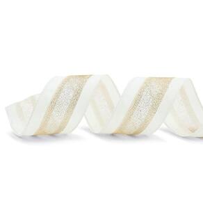 Fita Arama C/Faixa Glitter Bco/Our 6,3X9,14M C/1 Un 1008592