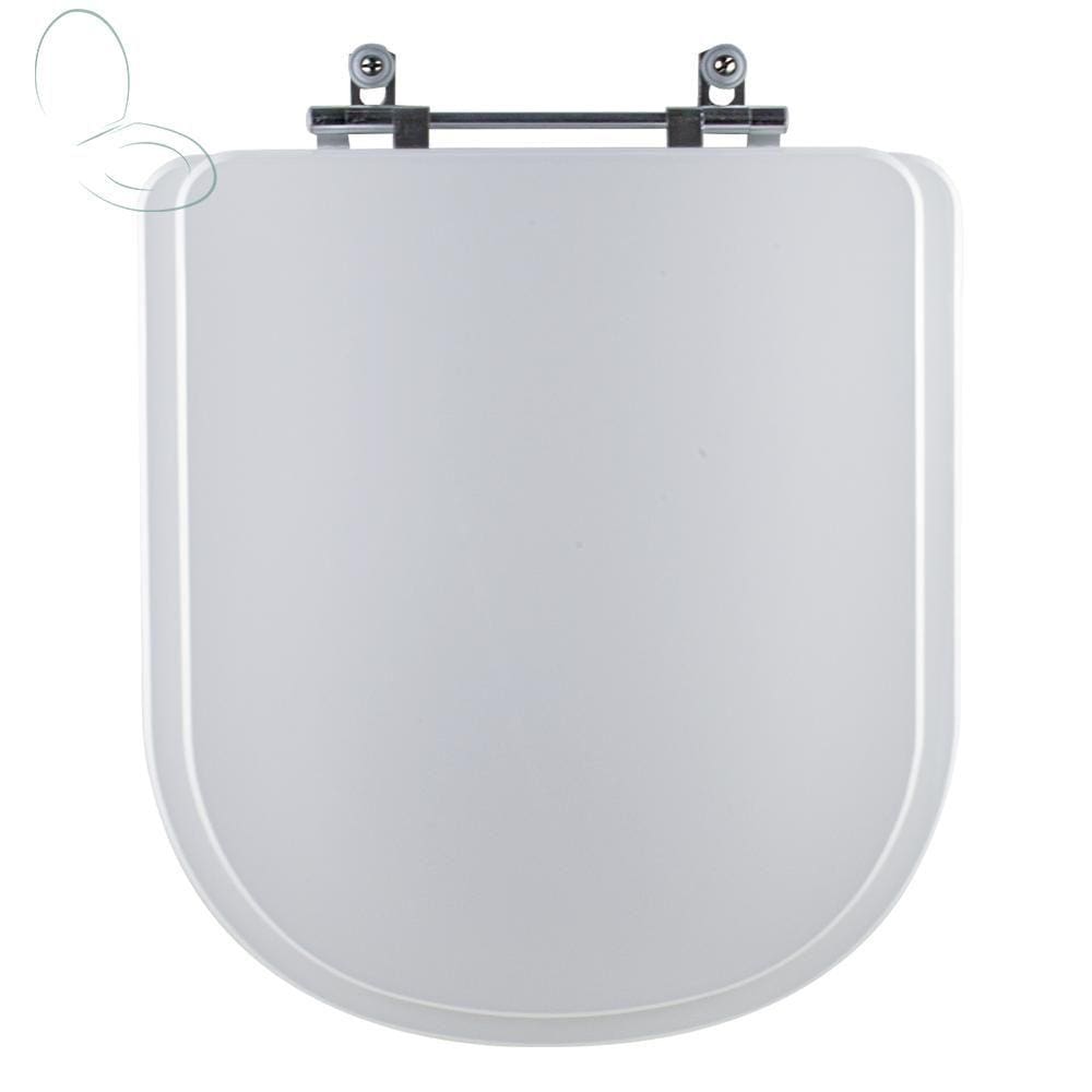 Assento Sanitário Tampa de Vaso Branco MDF Laqueado Etna para bacia Icasa