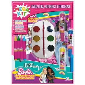 Barbie - Ler, Colorir E Brincar