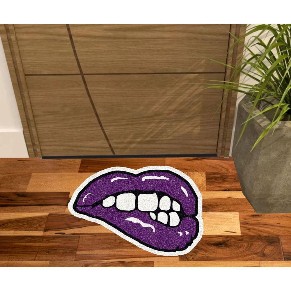 Tapete Boca Mordida, Formato Para Decoração,