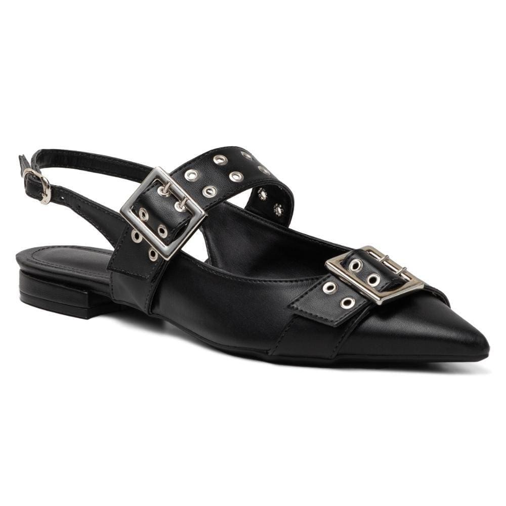 Mule Feminino Sapato Confortável Fivela