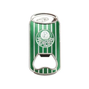 Ímã Abridor Garrafas Palmeiras Formato Lata 8.5x4cm