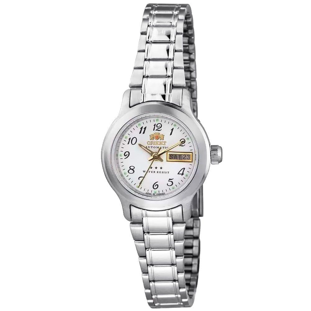 Relógio ORIENT feminino automático prata 559WA6NH B2SX