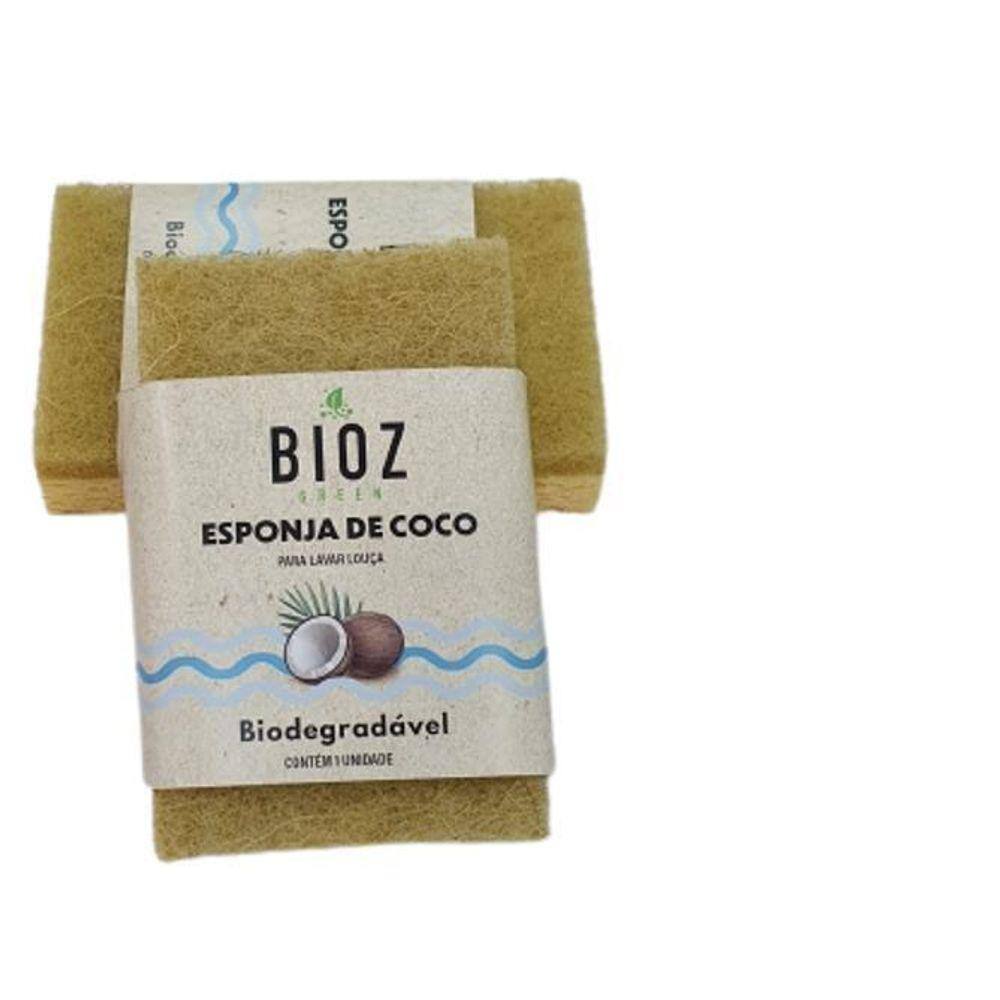 Kit 3 Esponja De Coco Biodegradável Bioz Green