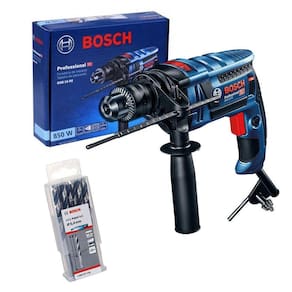 Furadeira de Impacto Bosch GSB 16 RE 850W + Acessórios
