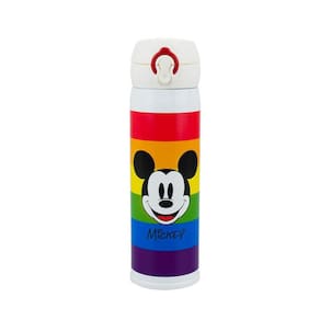 Garrafa Térmica Inox Mickey Arco-Íris 400ml - Disney