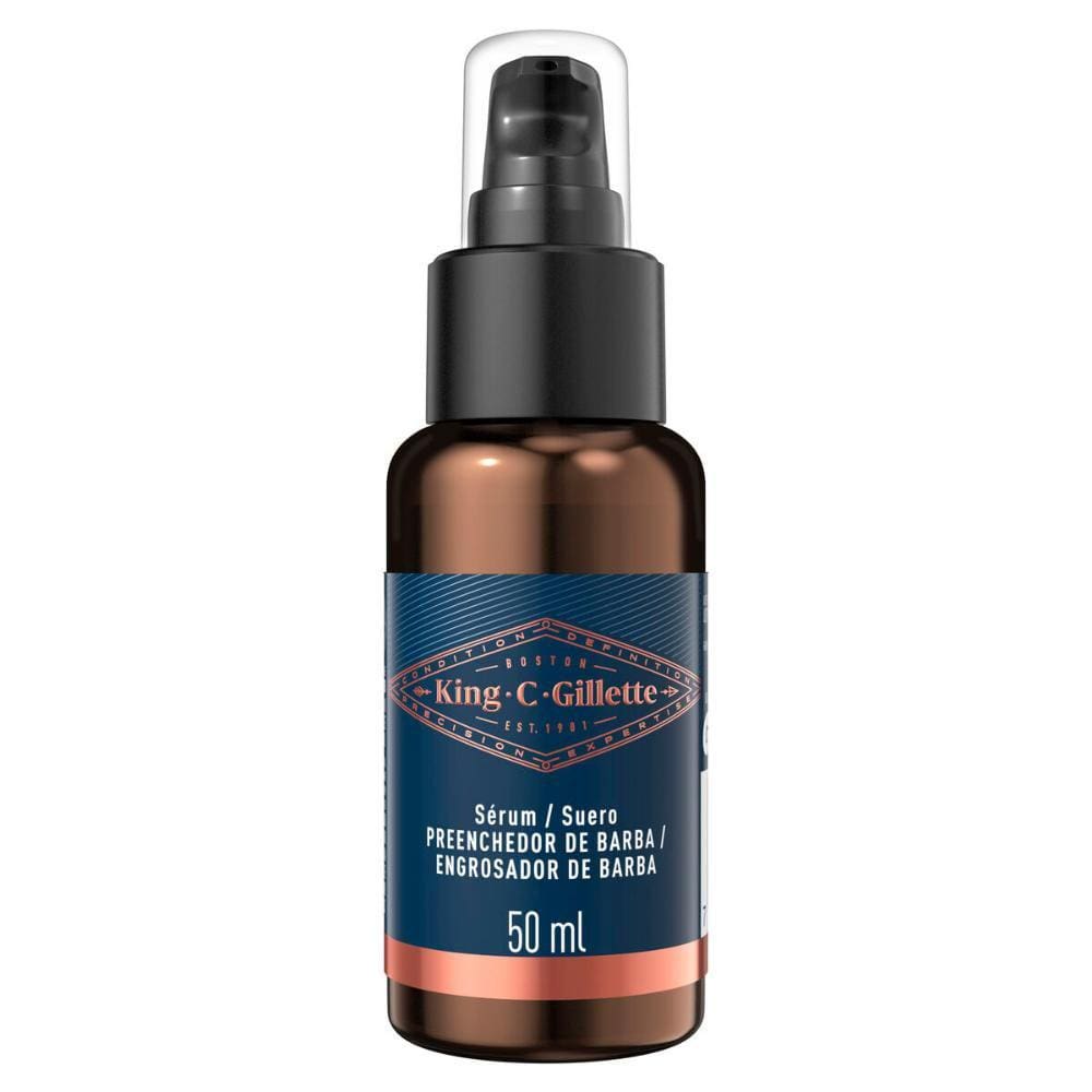 Sérum Preenchedor de Barba King C. Gillette 50ml