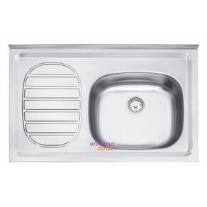 Pia De Apoio Tramontina Filo 40 Fx Dx 80x50 Cm Aço Inox