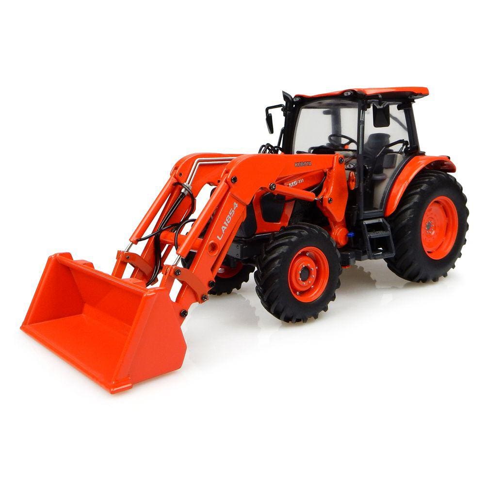 Miniatura Trator Pá Carregadeira Kubota M5-111 Avec 1/32