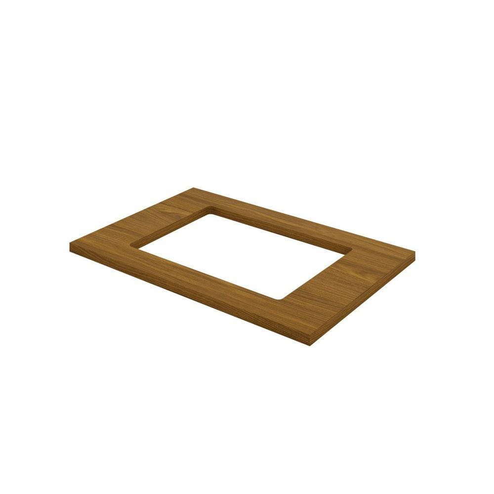 Tampo com Recorte para Cooktop Emilly 80cm Espresso Móveis Marrom
