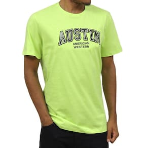 Camiseta Masculina Verde Austin Western 33637