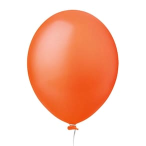 Balão 8 Laranja Happy Day 50 Un