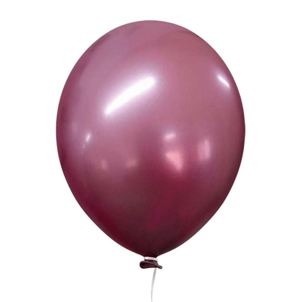 Balão 9 Alumínio Pink 25un Happy Day