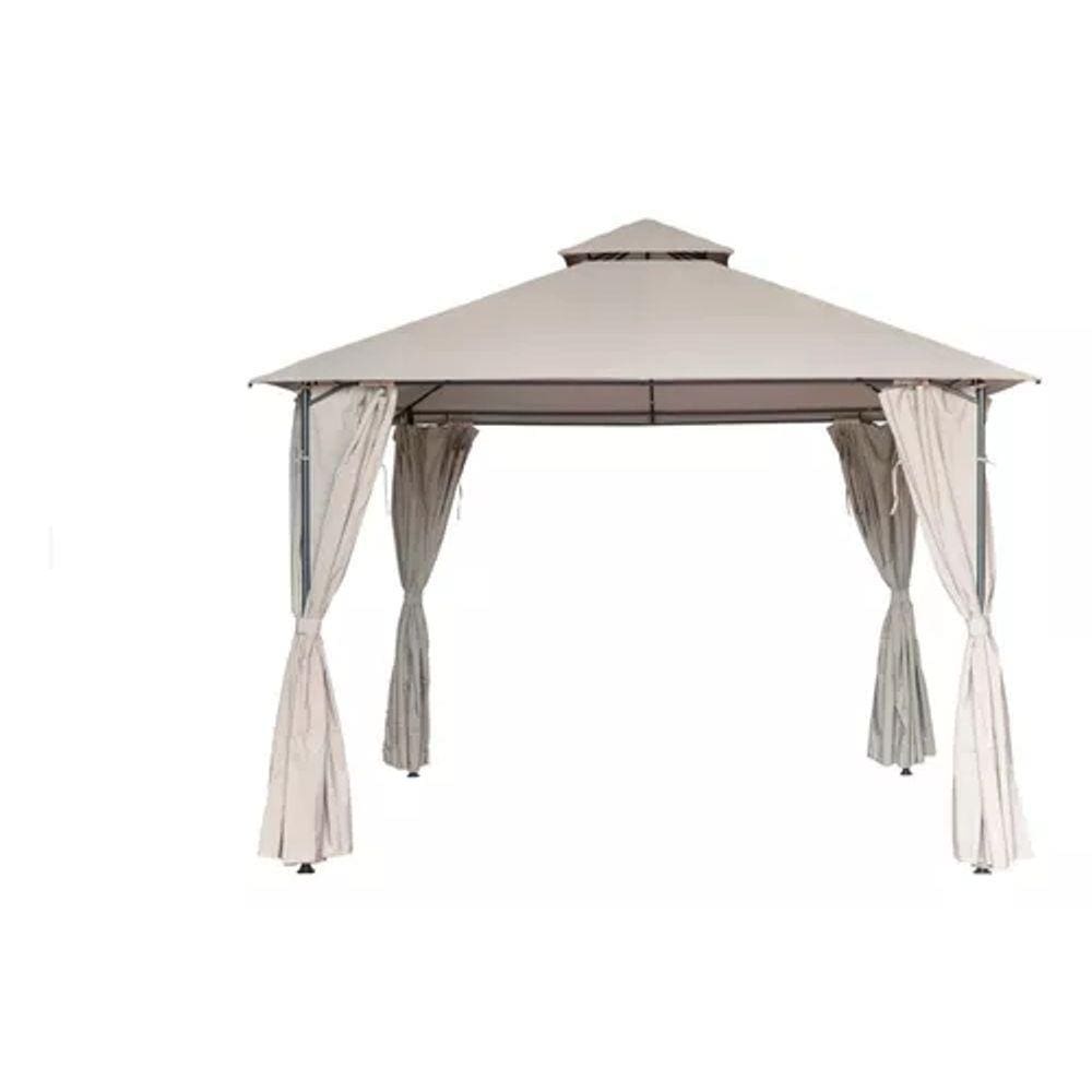 Gazebo Tenda Toldo Impermeável Com Cortinas 3x3m - Lisboa
