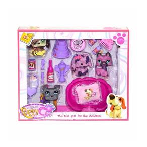 Kit Infantil Cachorrinhos PUPPY CLUB 16 Peças PET SHOP 190895C