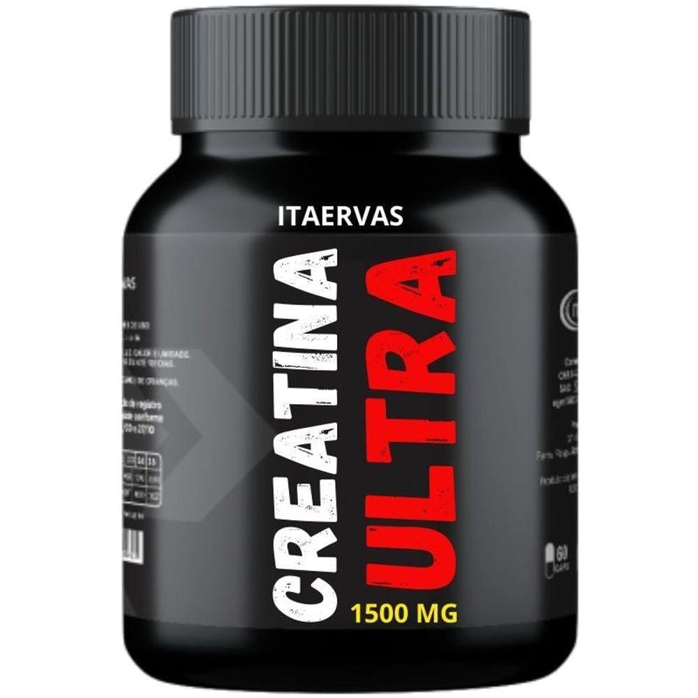 Creatina Ultra 1500mg 60 Cápsulas Itaervas