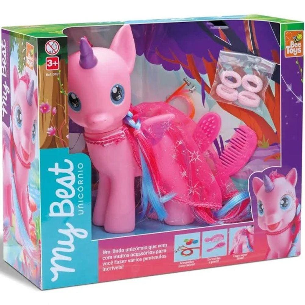 MY BEST Unicornio Rosa Bee TOYS 0791