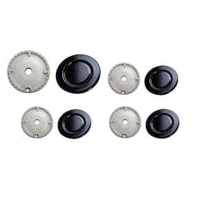 Kit Queimador + Espalhador Para Cooktop Casa Vitra - 4 Bocas