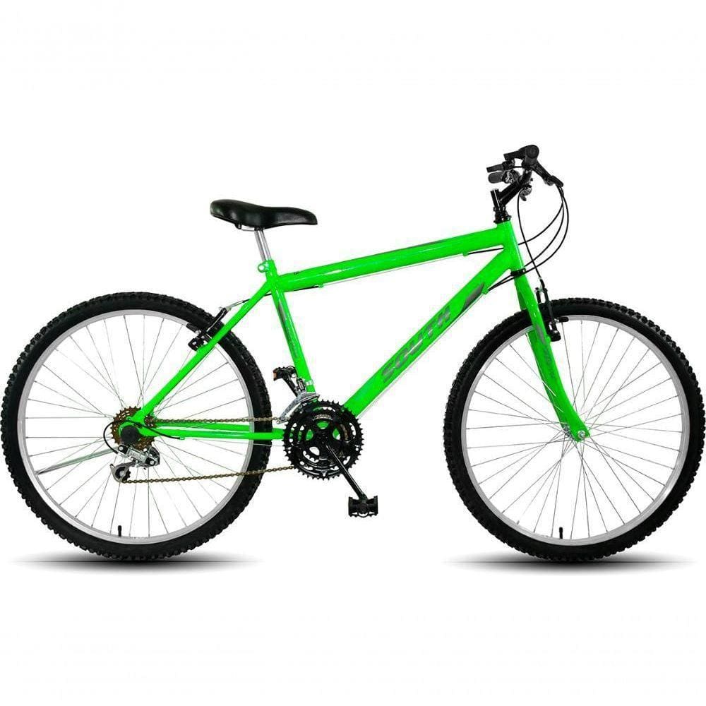 Bicicleta Aro 26 South 18 Marchas Freio V-brake - Verde Verde