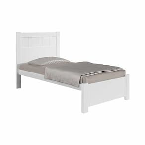 Cama Solteiro Primícia Plus D`Doro Móveis Branco