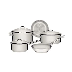 Jogo de Panelas 5 Peças Indução Fundo Triplo Aço Inox Solar Tramontina