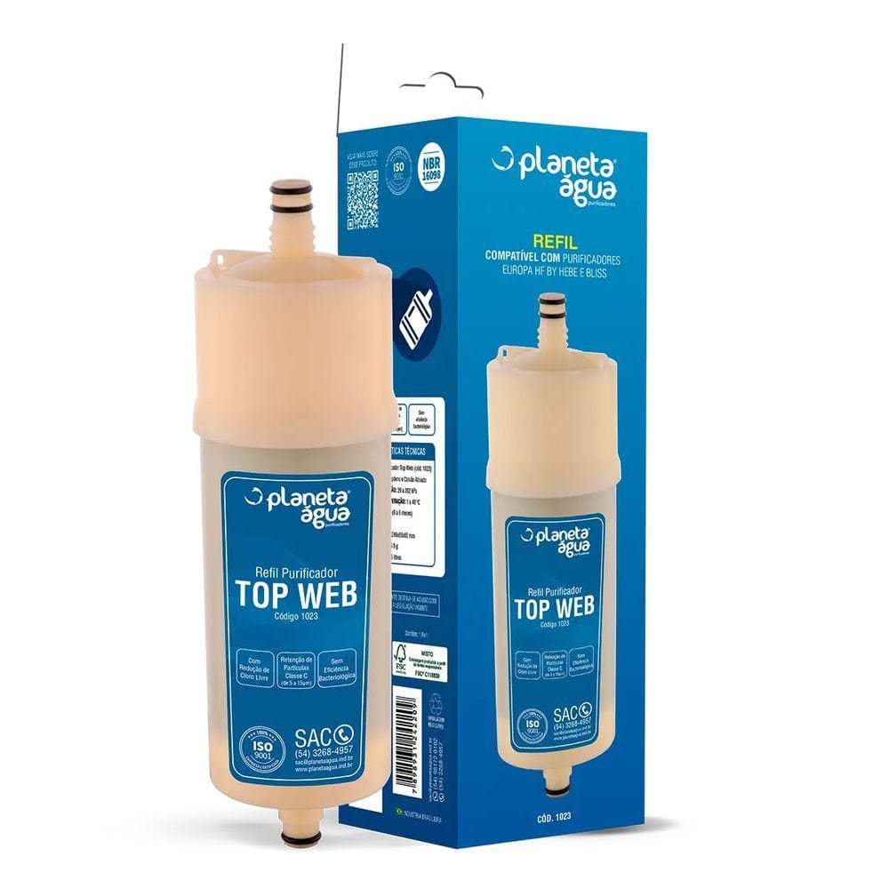 Refil Filtro Bebedouro Comp. Europa HF By Hebe, Bliss