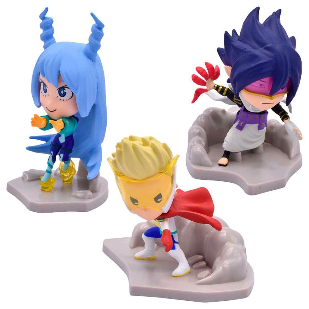 Boneco My Hero Academia Craftables - The Big 3: Lemillion, Nejire Hado e Suneater #Series 3 | Just Toys