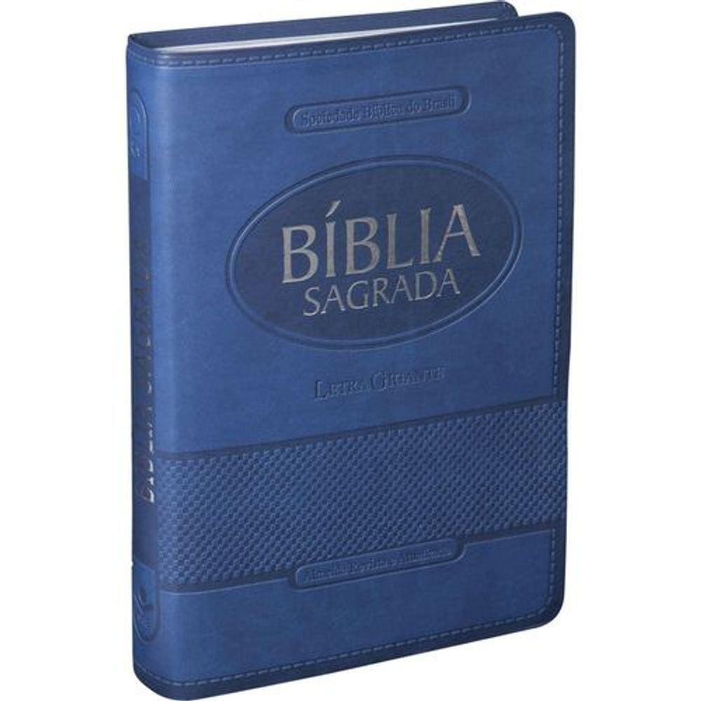 Biblia Letra Gigante  Ra Azul Emborrachada