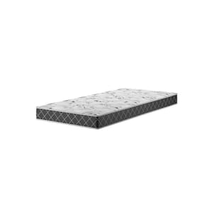 Colchão Espuma Solteiro D28 17cm 1,88m 78cm Double Face Classic Xadrez Preto