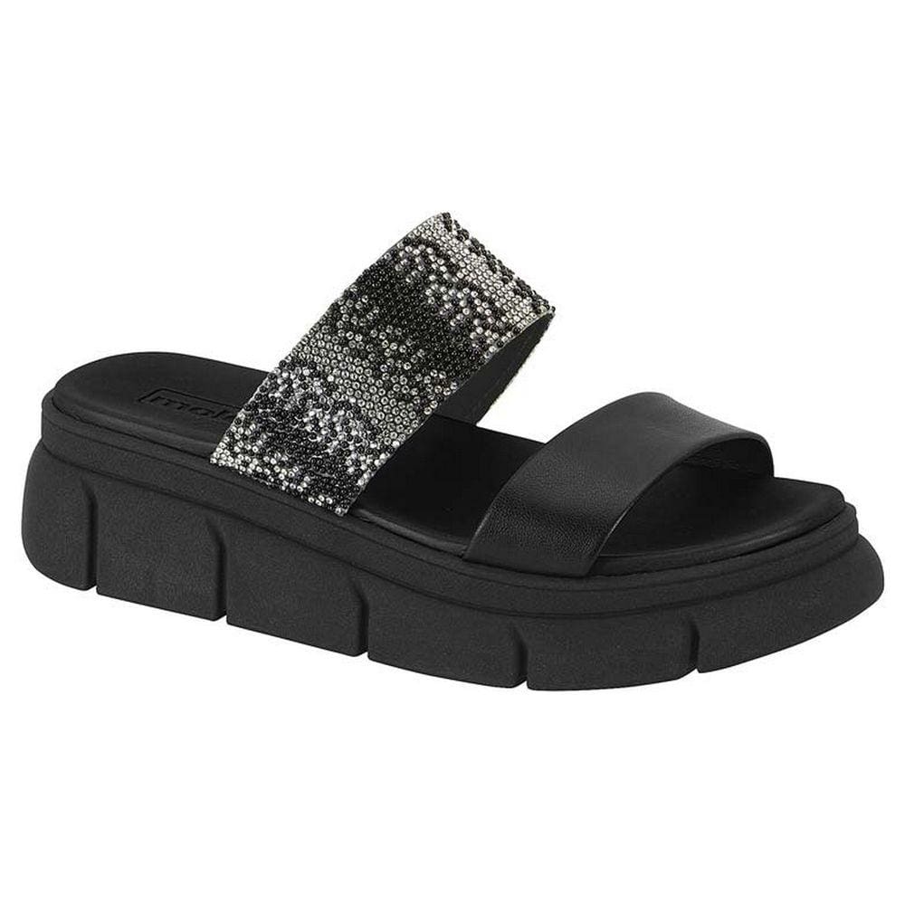 Tamanco Chinelo Alto Moleca Tira Brilho Confortavel 5483.106