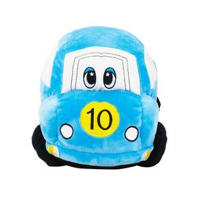 Carro Corrida Azul 31Cm - Pelúcia