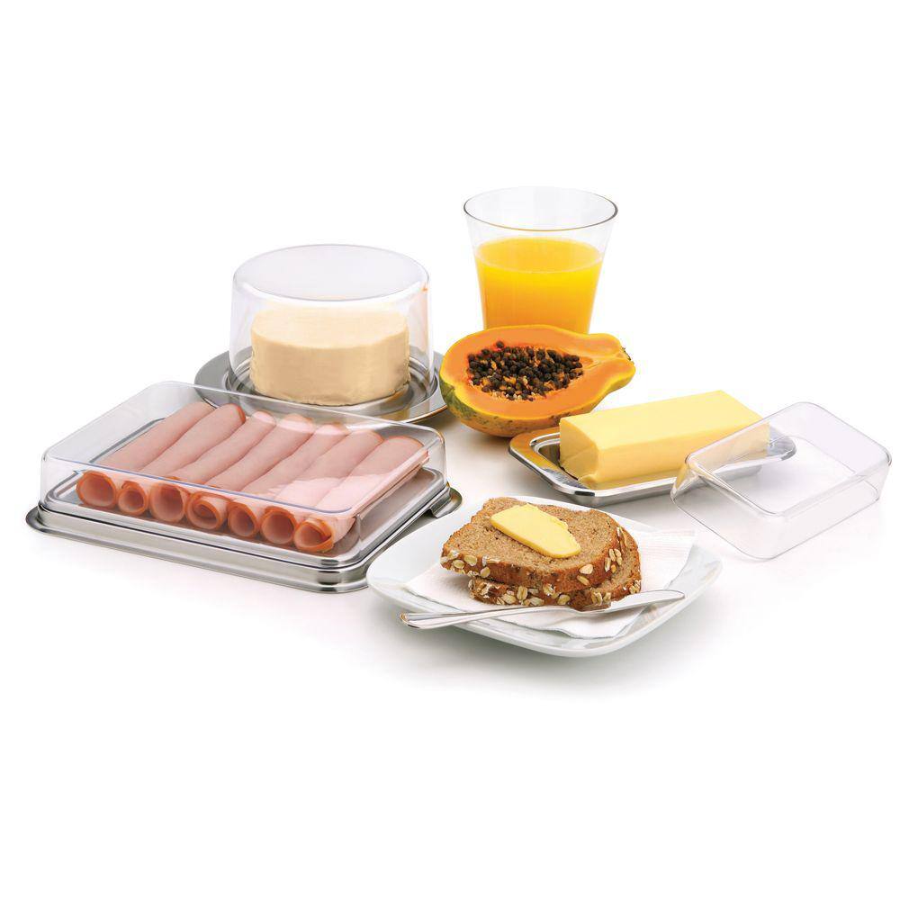 Conjunto Para Servir Café da Manhã Kit Manteiga Frios Queijo