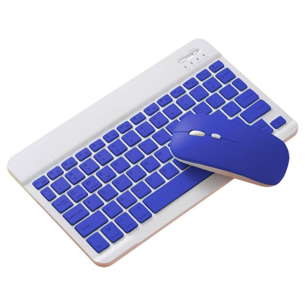 Kit Teclado Magnético + Mouse Sem Fio Galaxy S8 Lavanda