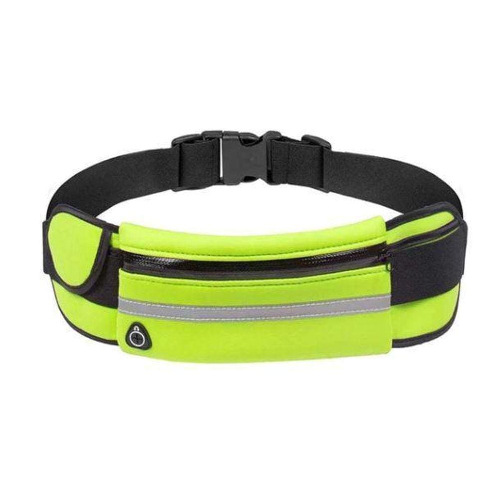 Pochete para corrida Lycra Neon 41cm Verde 130cm